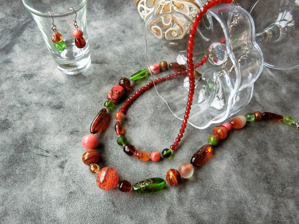 ヴェネチアンガラスアクセサリーChiyuki　Atelier CoCo(アトリエ ココ)の作品