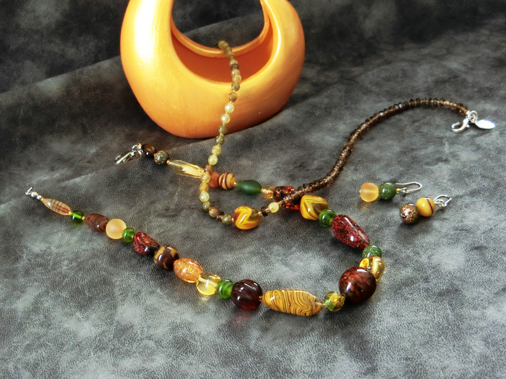 ヴェネチアンガラスアクセサリーChiyuki　Atelier CoCo(アトリエ ココ)の作品